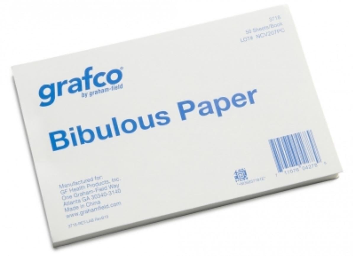 Grafco Bibulous Paper, 4x6", For Drying Slides, 50/Book