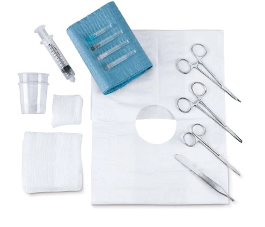 Laceration Tray, Sterile, Single-Use Procedure Kit