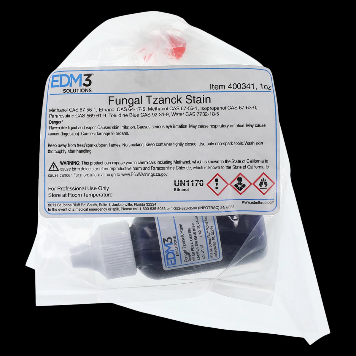 Fungal Tzanck Stain, 1 oz Bottle