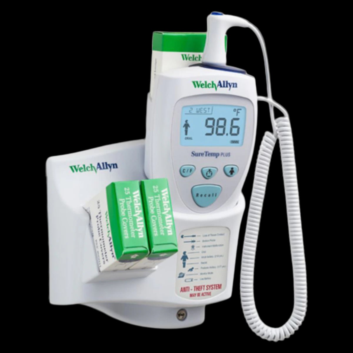 Welch Allyn SureTemp Plus Digital Thermometer Rectal Probe, Dual Scale, Each