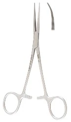 Coller Hemostatic Forceps, Curved, 6-1/4", Stainless Steel, Autoclavable, Each
