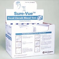 Sure-Vue Fecal Occult Blood (FOB) Test Kit, CLIA Waived, Take-Home, 80 Tests/Box
