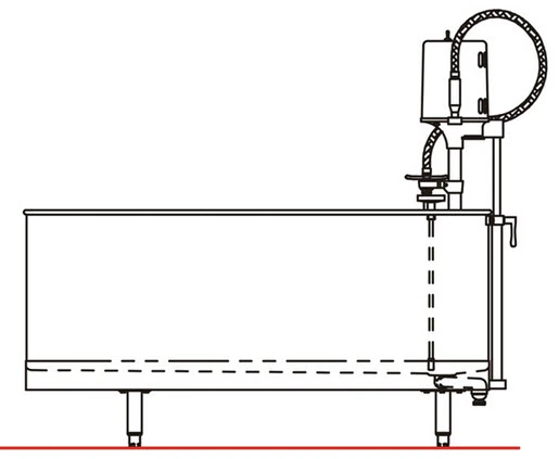 Whitehall Mfg Co Sports Hydrotherapy Whirlpool, 85 gal, Stainless Steel with Legs, 48" x 20" x 25"