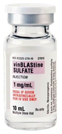 Vinblastine Sulfate Injection 1mg/mL MDV 10mL Vial, Fresenius Kabi, 01KT0J08E7B0WJDZY3W89KFV92
