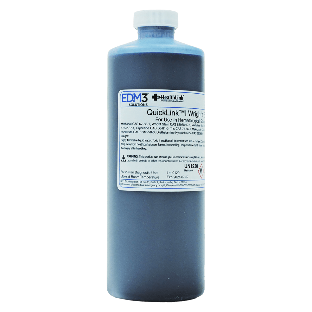 QuickLink I Wright Stain, Blue, 16 oz Bottle