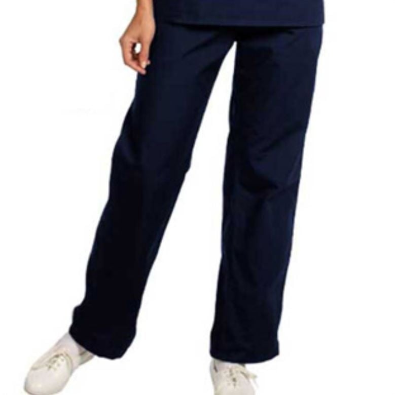 Fashion Seal Poplin Scrub Pants, Unisex, Navy Blue, X-Large, Reversible, Drawcord, 65% Polyester/35% Cotton, Non-Fluid Resistant, Latex-Free