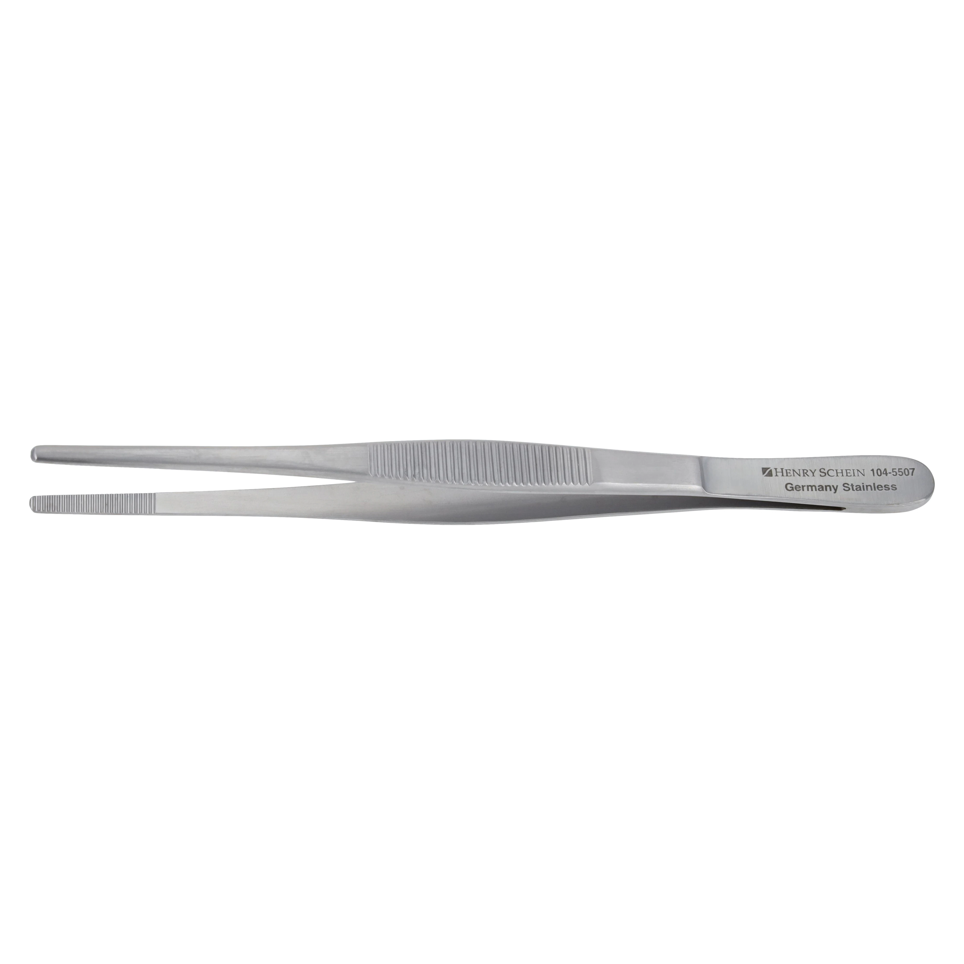 Henry Schein Dressing Forceps, Serrated, 6", Stainless Steel, Autoclavable, Each