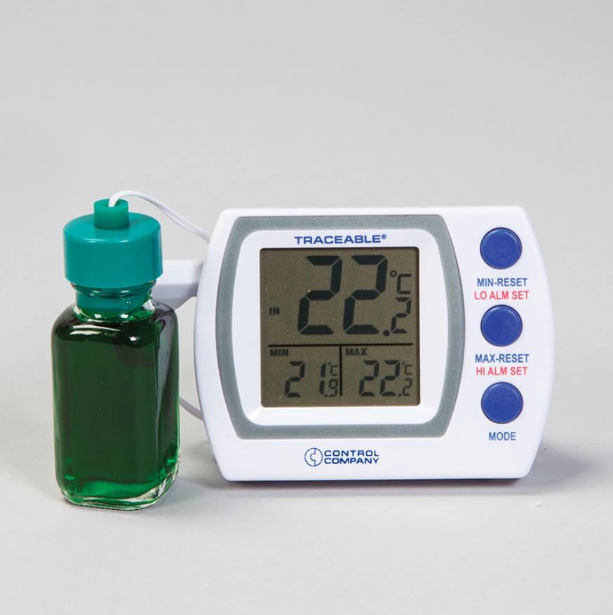 Traceable Laboratory Thermometer, -50 to 70°C, Each