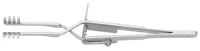 Henry Schein Self-Retaining Retractor, 4" Stainless Steel, Black Prong