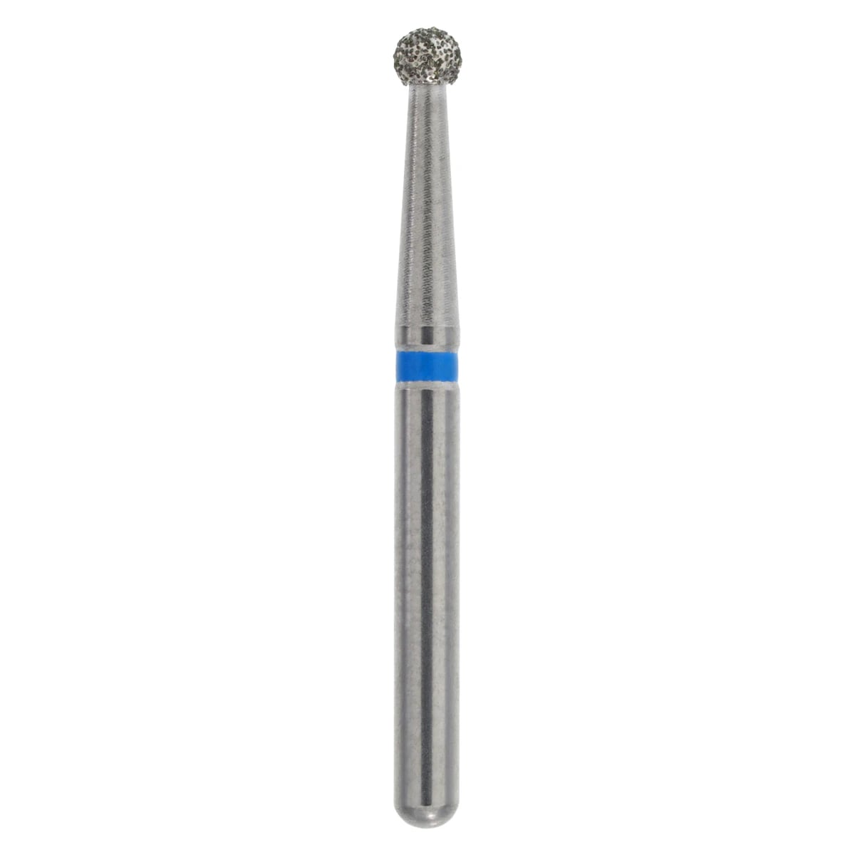 HSI Round FG Diamond Burs, Single Use, Medium, 801-016M, 25/Box