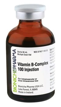 B Complex 100 Injection, MDV, 30mL, Mylan Pharmaceuticals