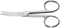 Henry Schein Nail Scissors, Curved, 4" Each