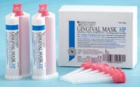 Gingival Mask HP Standard Kit, Silicone-Based, 7 Minute Set, Each