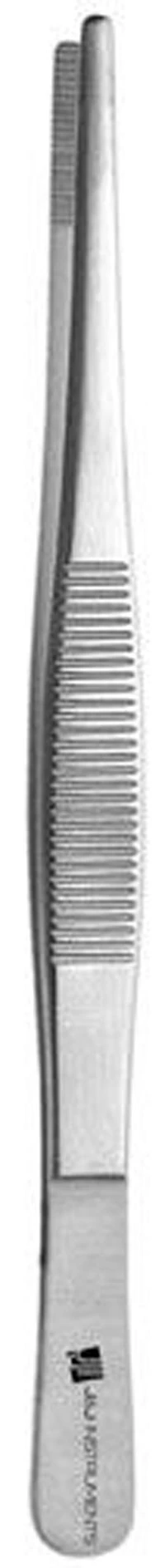 Henry Schein Dressing Forceps, Serrated, 5" Stainless Steel, Autoclavable, Each