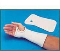 Chesapeake Medical Products Excel Splint Wrist Cock-Up with Thumb Hole, Thermoplastic 1/8", Size Large