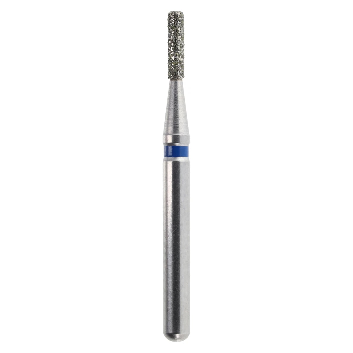 HSI Flat End Cylinder FG Diamond Burs, Single Use, Medium, 835-010M, 25/Box