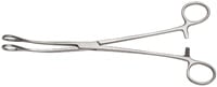 Henry Schein Foerster Sponge Forceps, Curved, 9-1/2", Serrated, Stainless Steel, Autoclavable, Each