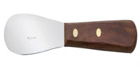 Plaster Spatula, Size 11R, 3 1/2 in, Flexible Wood Handle, Each