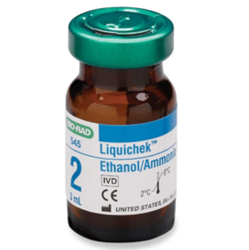 Liquichek Ammonia/Ethanol Level 2 Control, 6 x 3 mL