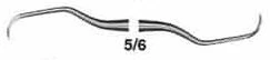 Henry Schein MaxiGrip Gracey Curette Double End 5/6, 9.5 mm, Stainless Steel, Each