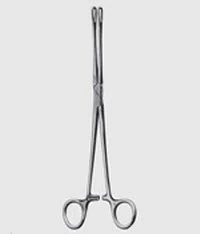 Henry Schein Foerster Sponge Forceps, Straight, 7", Stainless Steel, Autoclavable, Each