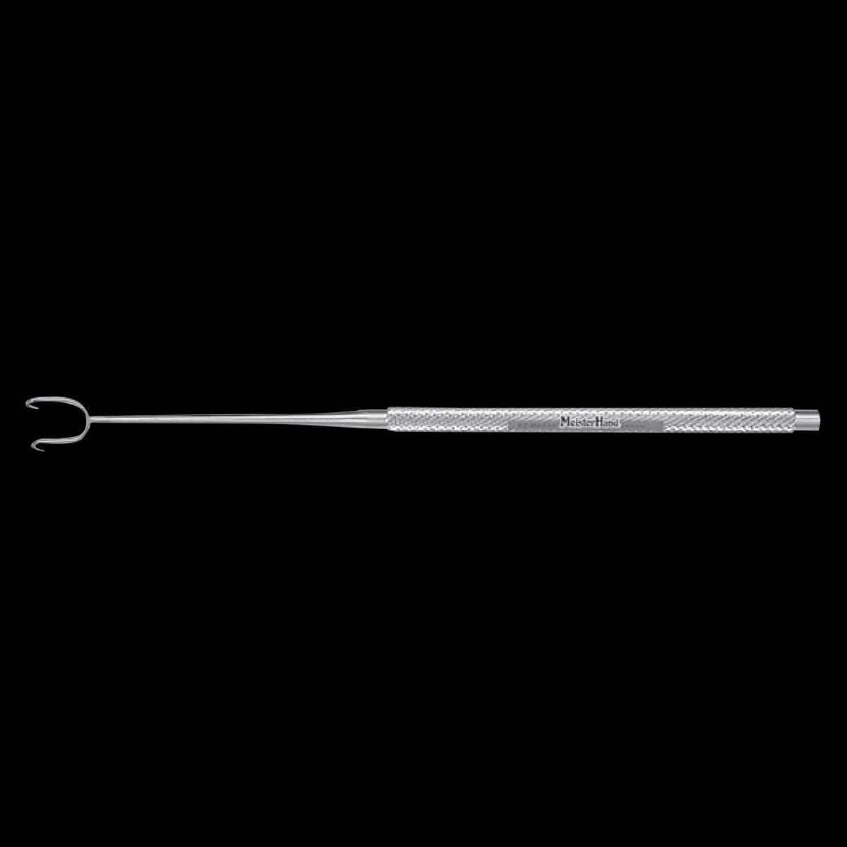 Miltex Joseph Skin Hook, 2 Sharp Prongs, 2mm, 6-1/4" Stainless Steel