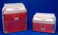 Cardinal GatorGuard Sharps Cabinet Enclosure, Beige, 6.5" x 14.25" x 16", Wall Mount, Locking, Universally Keyed, Plastic, Reusable, Non-Sterile, Each