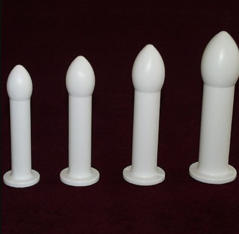 Sklar Instruments Vaginal Dilator, Silicone, Large, 4 per Set