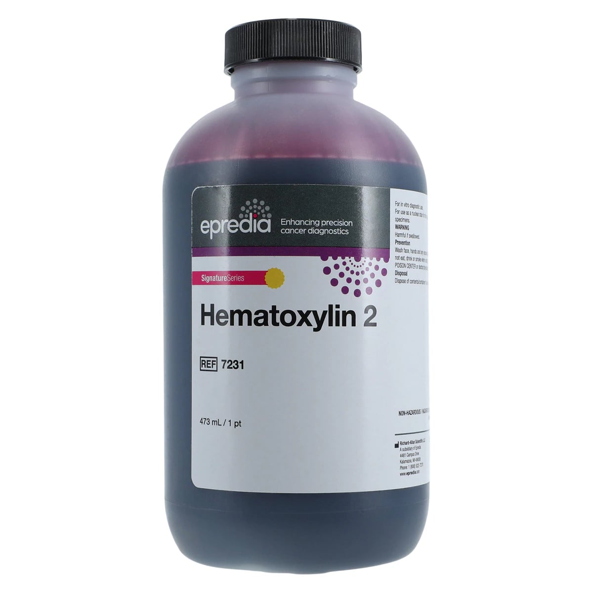 Richard-Allan Scientific Signature Series Gill's Hematoxylin 2 Stain, 16 oz Bottle, 4/Case