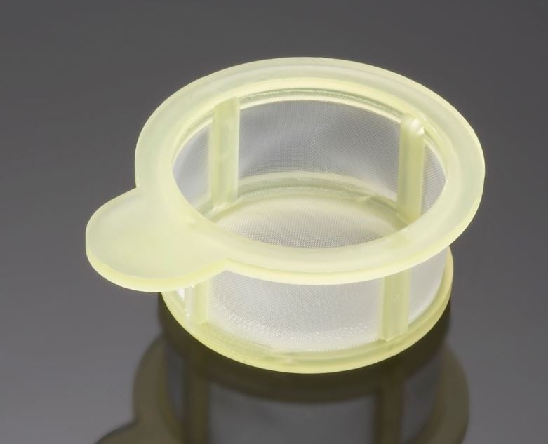 Falcon Cell Strainer for 50mL Conical Tube, Nylon Mesh, Yellow, 100µm, Sterile, 50/Case, 01KEZKNKJPG0F5G33XP7TKS2YF
