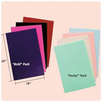 Rolyan Bold Watercolors Splinting Material, Universal 1/8" Thermoplastic Sheet, 18" x 24"