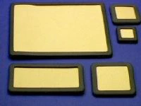 Amrex Electrotherapy Sinewave Sponge Insert, 3x3, 10/Package