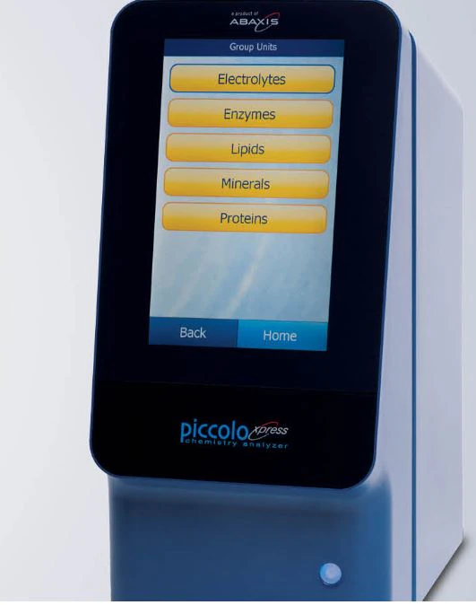 Abaxis Piccolo Xpress Chemistry Analyzer with Printer, 24-Place Touch Screen, 100-240V, 50/60Hz