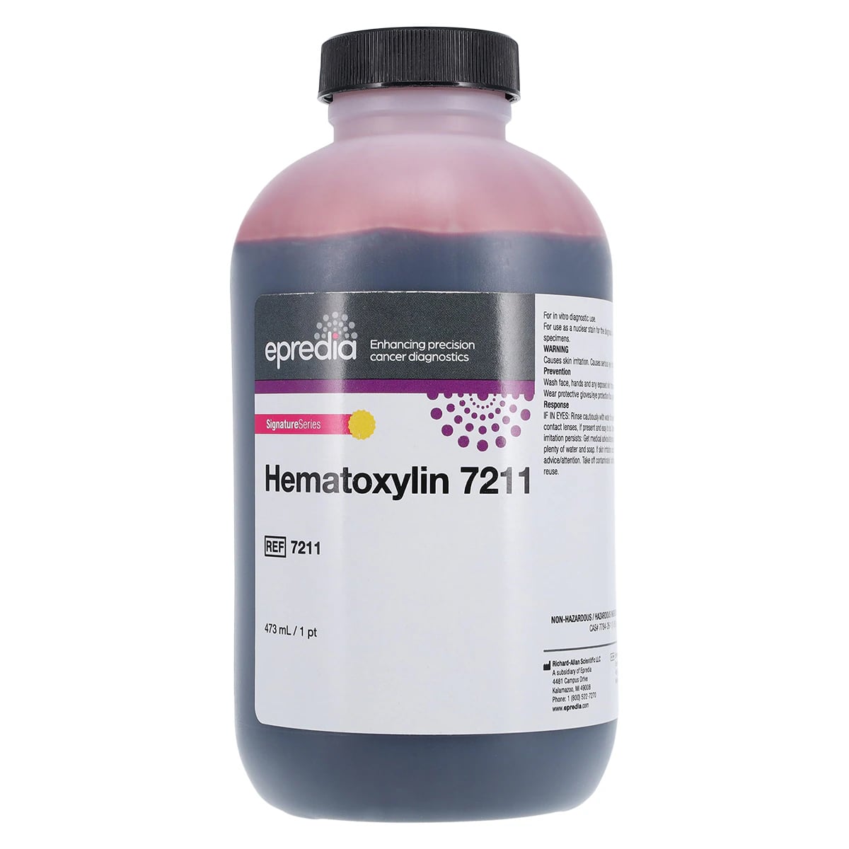 Richard-Allan Scientific Signature Series Hematoxylin Stain, 16 oz Bottle, 4/Case