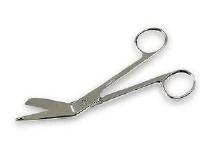Lister Bandage Scissors, Angled, 5-1/2" Stainless Steel, Each