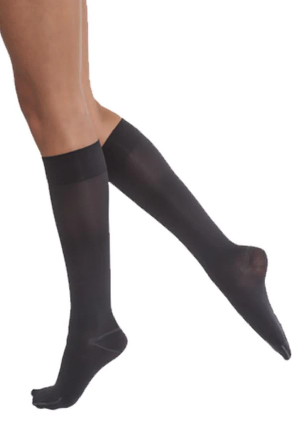 BSN Medical Jobst Compression Stocking, Knee High, Closed Toe, 30-40 mmHg, Large, Classic Black