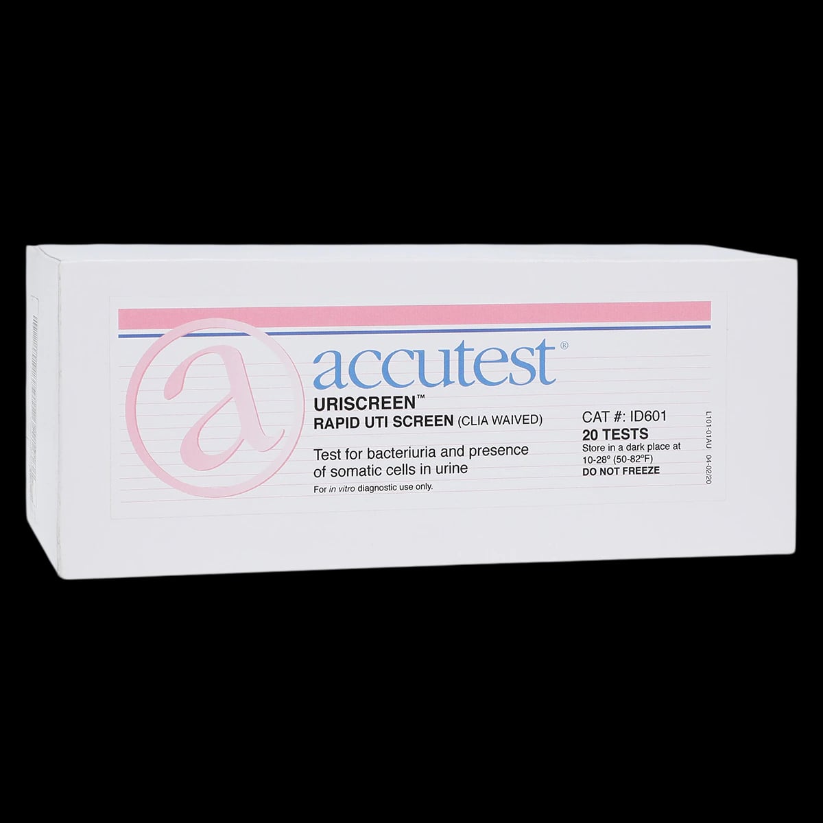 Accutest Uriscreen UTI Test Strips, 20 Count, 20/Box