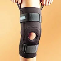 Hely & Weber Adult Neoprene Knee Compression Brace, X-Large, Black, 10-13"
