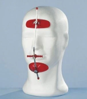 Leone America Ortho Face Mask, Small, Red