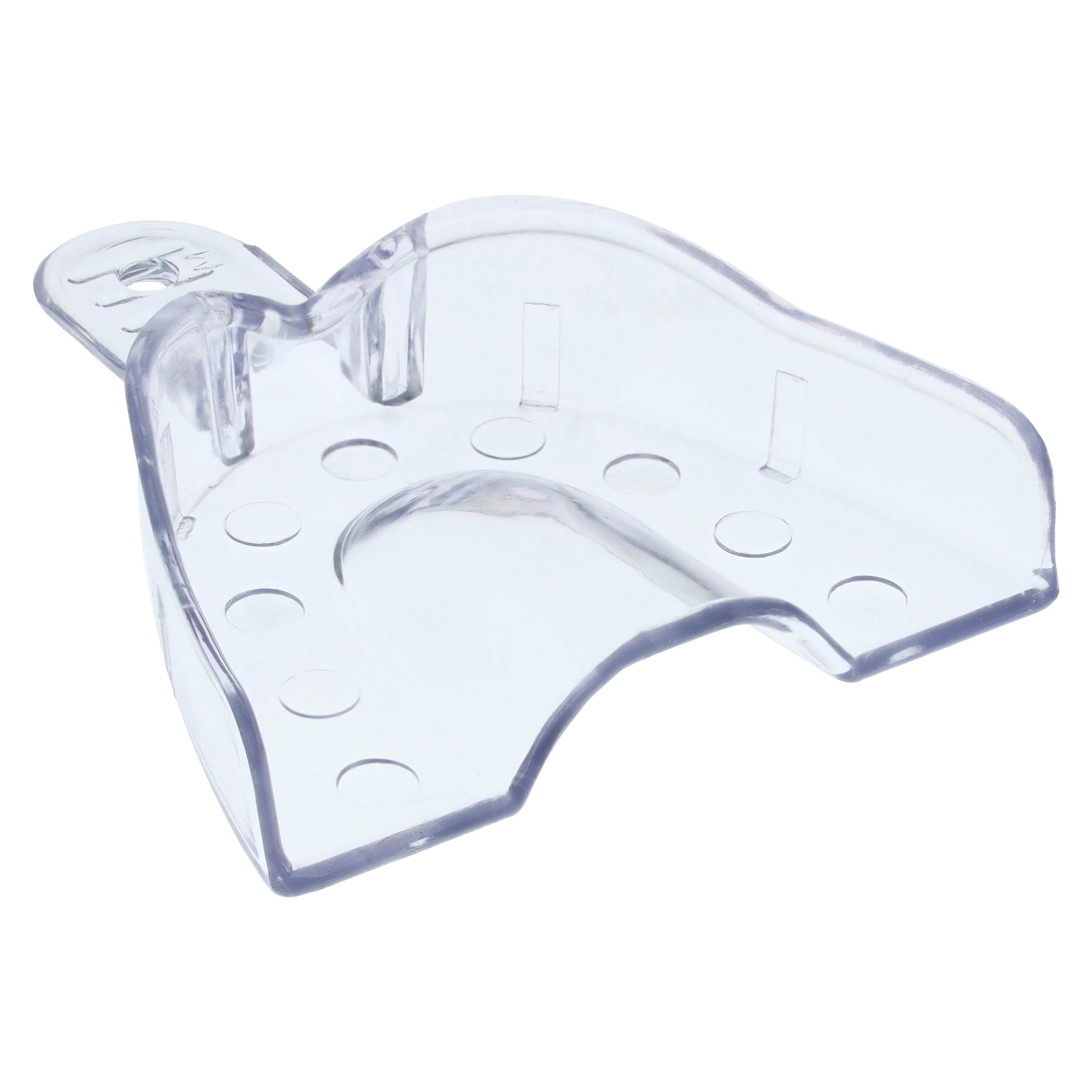 Crystal Tray Disposable Impression Tray, #4S Small Upper, Solid, 12/Pk, 04S9