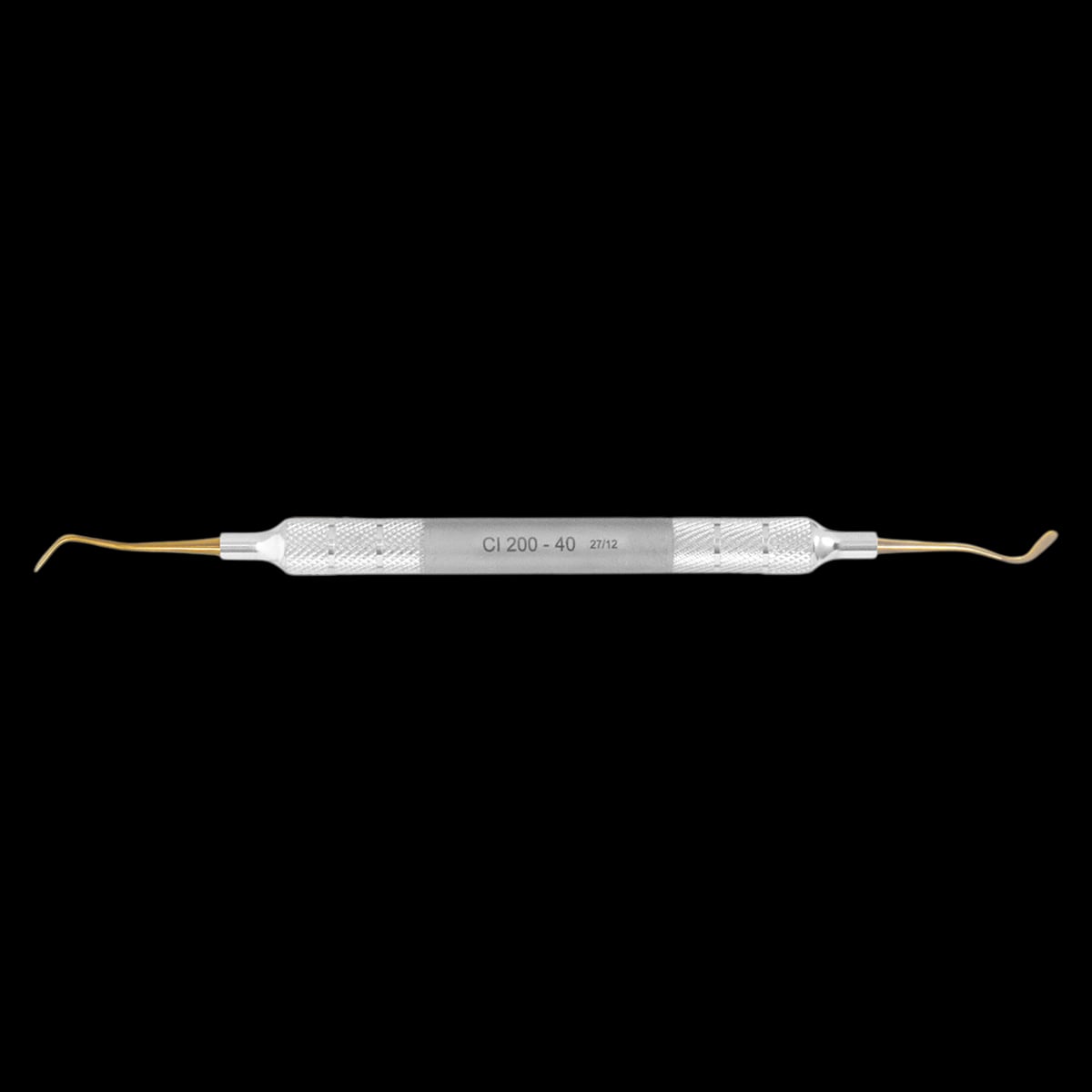 A. Titan Instruments #PFI 13 Stainless Steel Composite Instrument, Titanium Nitride Tips, Double-Ended, 1/Pk
