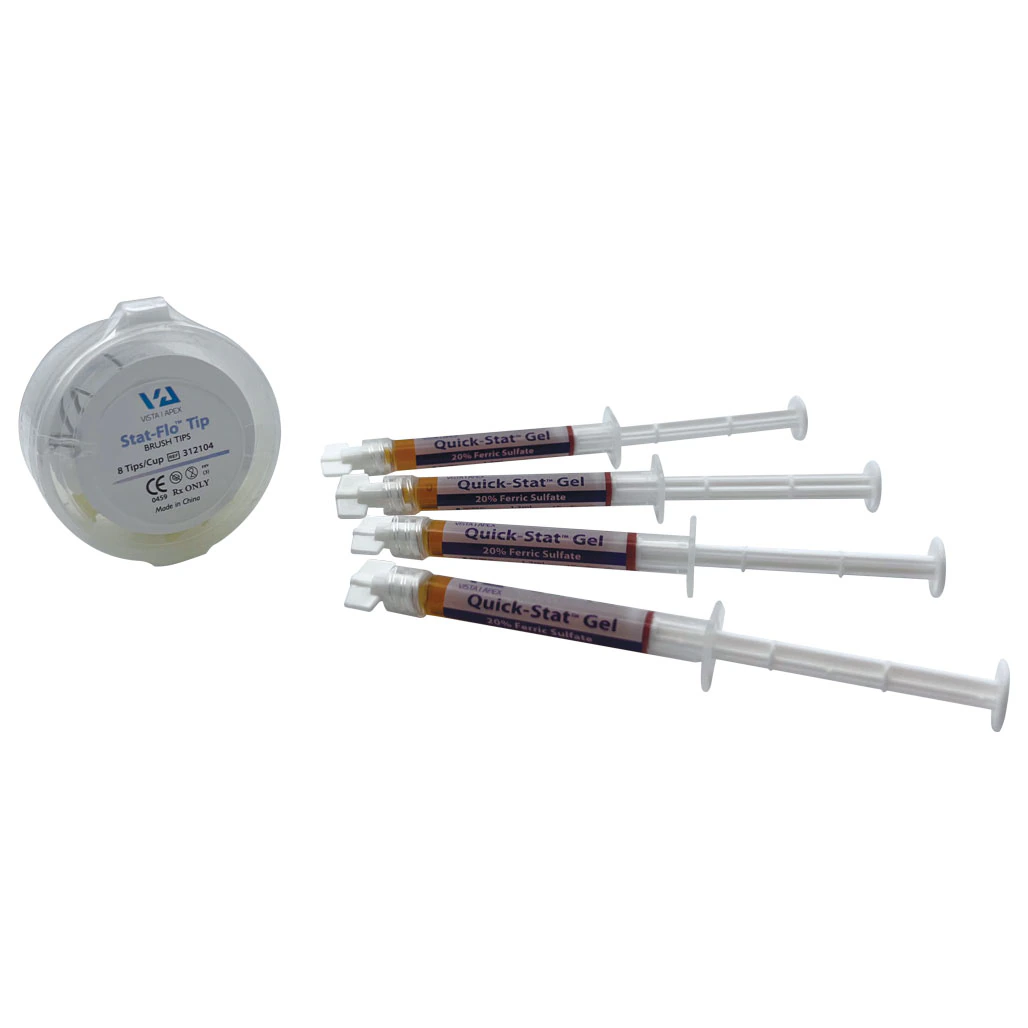 Quick-Stat FS Hemostatic Gel, 20% Ferric Sulfate, Standard Syringe Kit, 1.2 ml, 4/Pk, 502804