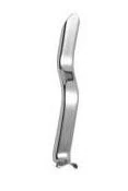 A. Titan Stainless Steel Cawood-Minnesota Cheek Retractor, Matte Finish, 1/Pk