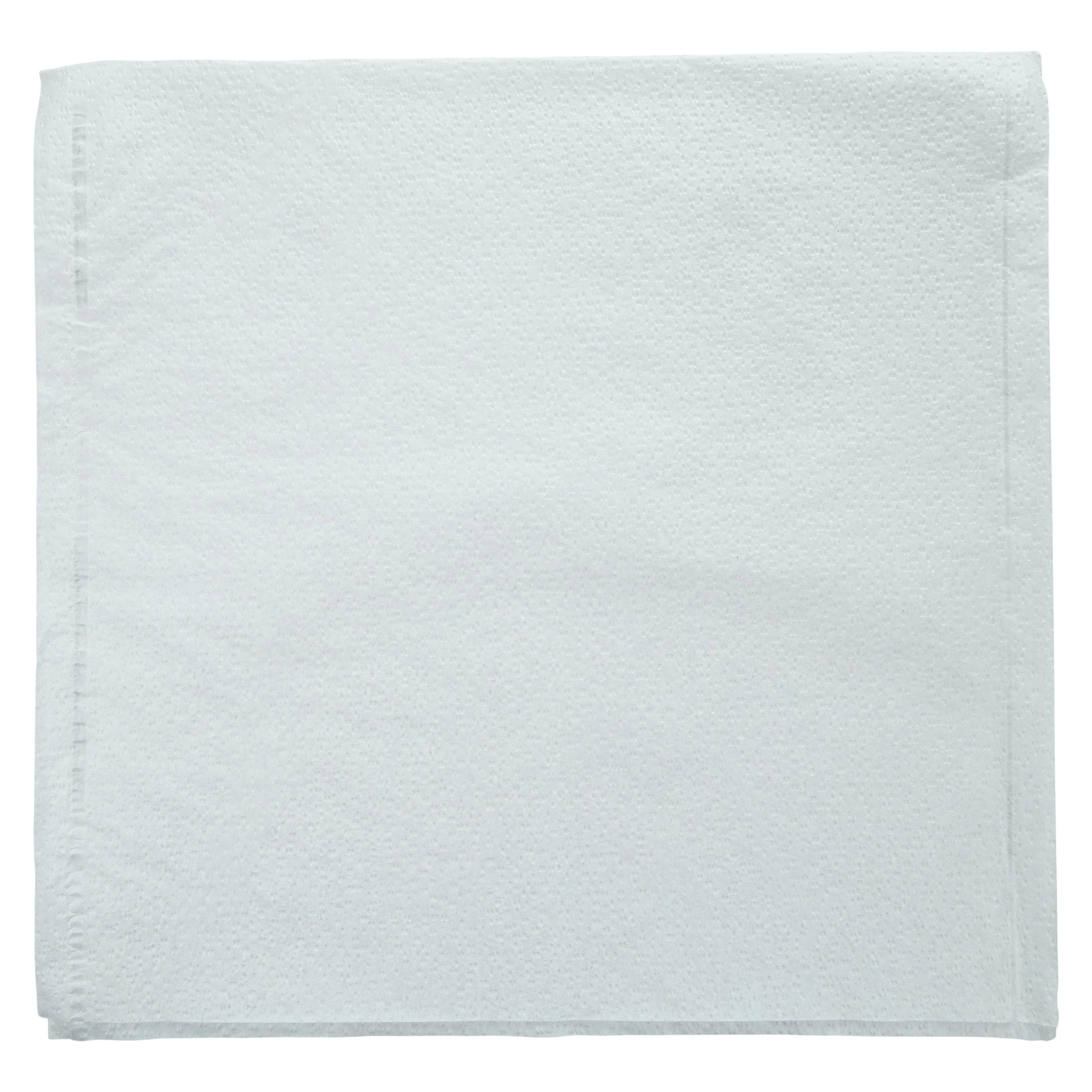Crosstex Polycoated Headrest Covers, Jumbo 13" x 13", White, 500/Case, L13WH