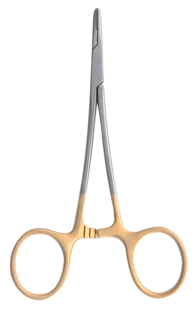 Needle Holder Derf, Carbide Inserts, Stainless Steel, 4.75", A. Titan Instruments