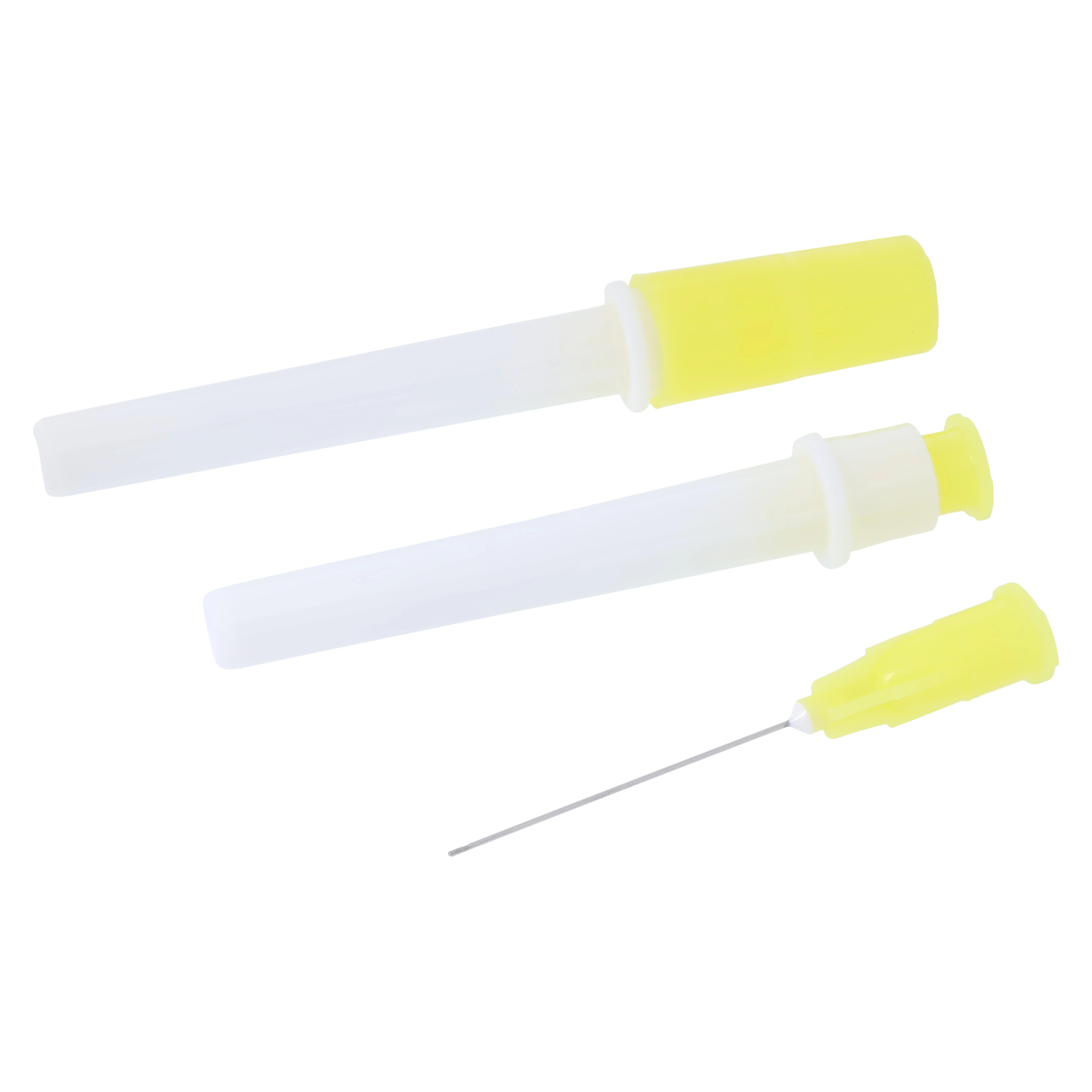 Vista-Probe™ Yellow Luer Lock Irrigating Tip, 27 Gauge, 1" Bendable, Closed-End Side-Port, 100/Bag, 315627
