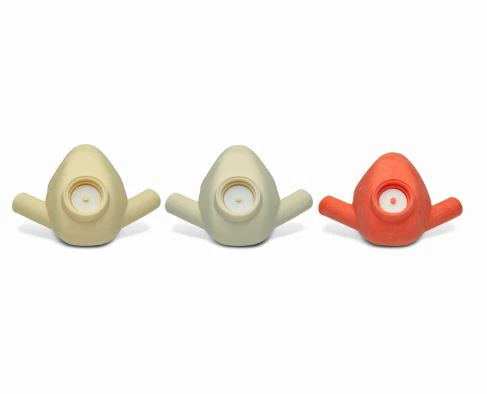 Accutron Personal Inhaler Plus+ Nasal Hoods, Medium, Variety Pack 2 (Pina Colada, French Vanilla, Outlaw Orange), Single-Use, Latex-Free, 24/Pk, 33016-2