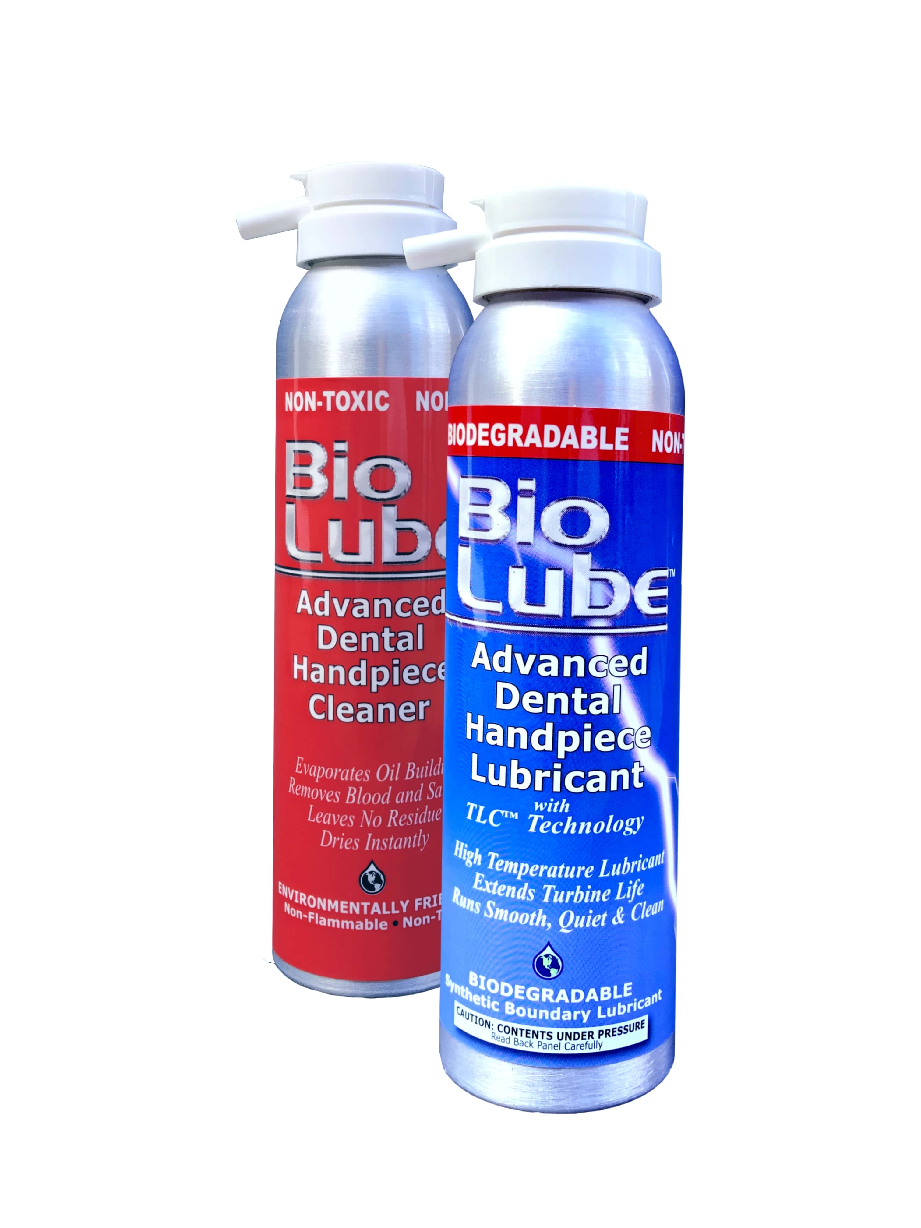 Bio Lube Handpiece Lubricant & Cleaner Intro Kit, 7 oz Each, BIO-CL-24