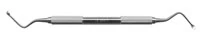 Lucas Bone Curette 87, Double Ended, Stainless Steel, 3.6mm Rounded Tip, 22mm Shank, Each