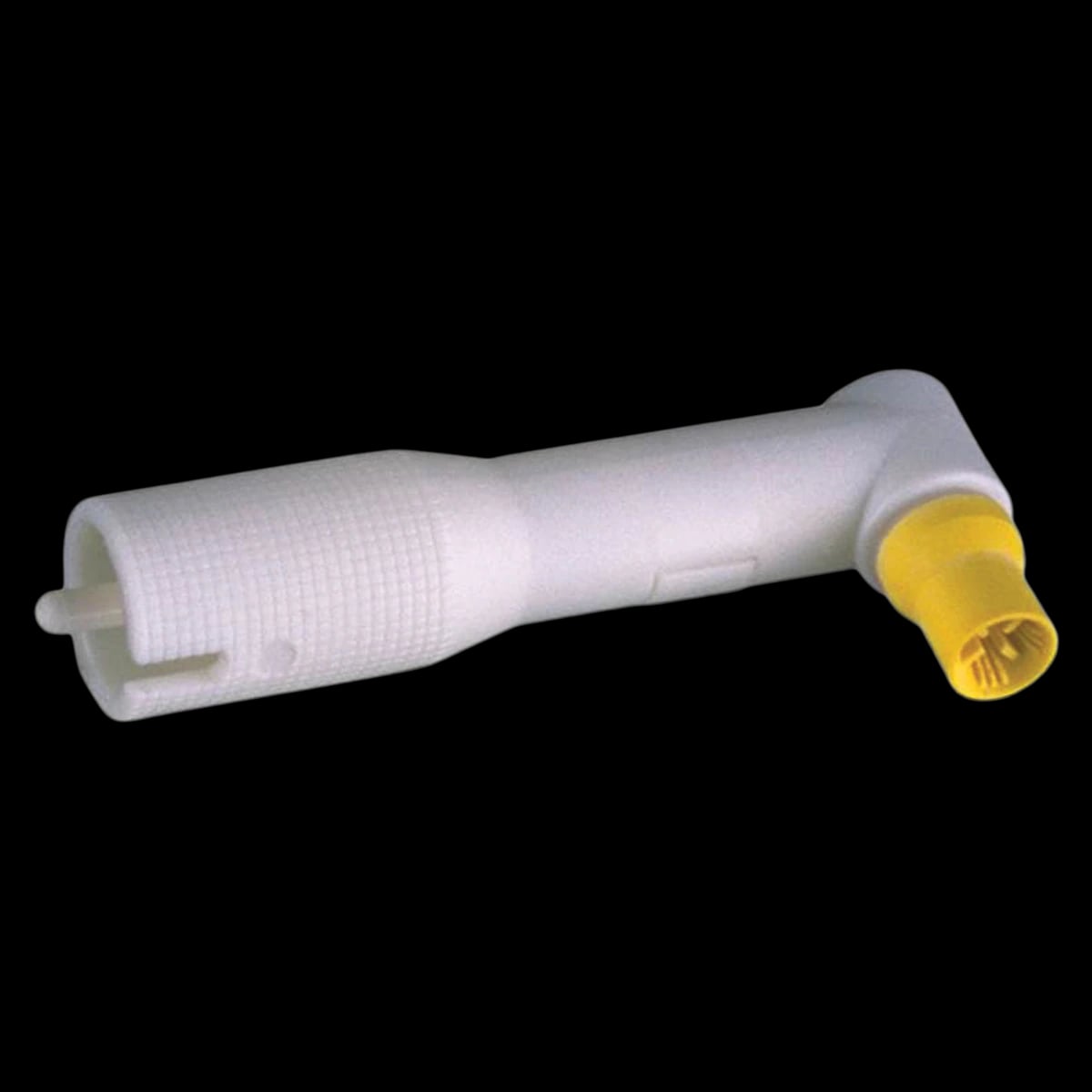 Allpro Disposable Prophy Angles with Nonlatex Prophy Cups, Firm, Yellow, Square Ribbed & Webbed, 90° Angle, 500/Box, 803-R-500